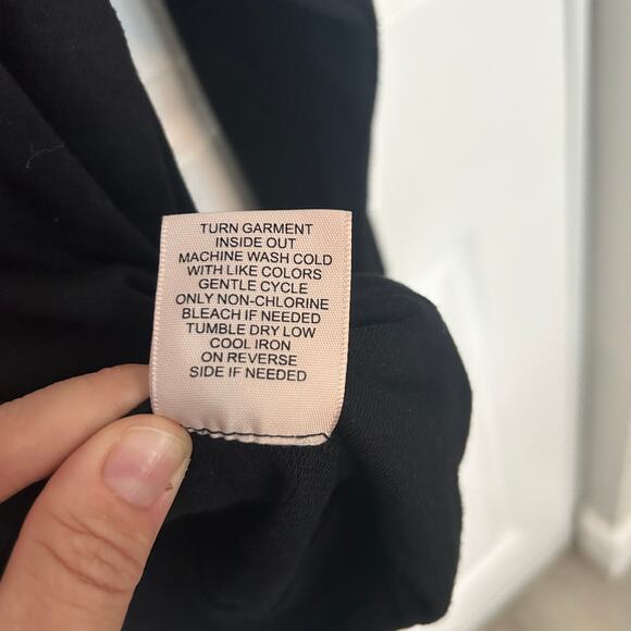 Philosophy Red Sequin Heart Black Sweatshirt Small Valentine's‎ - Picture 5 of 6